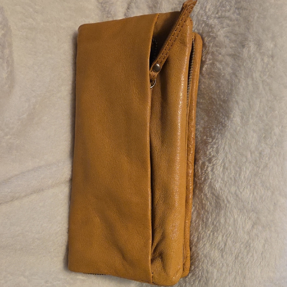 Junior Drake Tan Leather Wallet